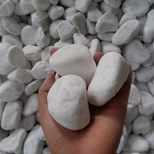 หินอ่อน หินตกแต่ง หินกลิ้ง หินกรวดสีขาว - Product Image 1