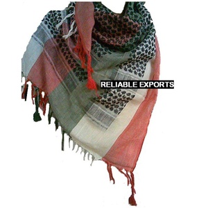 Bufanda de algodón étnica de verano de varios estilos Lona inspirada en la moda árabe para chales y bufandas - Product Image 3
