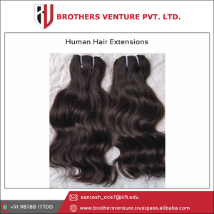 Extensions de cheveux vierges du temple indien crus à cuticule alignée Paquet de cheveux de l'Inde Vendeur de cheveux humains indiens crus - Product Image 4