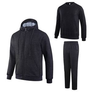 Ensemble de survêtement en molleton à fermeture éclair à manches longues et coupe classique - Antibactérien, coupe-vent, respirant - Product Image 3