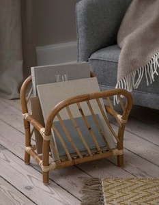 Handmade Natural Rattan Magazine Rack <b>Book</b> Shelves & Newspaper <b>Storage</b> File Holder Organizer RF.S-044 Baby Cribs - Product Image 1