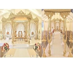 มณฑปงานแต่งงานไม้สไตล์ราชวงศ์ ตกแต่งภายในงานแต่งงาน มณฑปงานแต่งงานไม้แกะสลักสไตล์ราชวงศ์ มณฑปงานแต่งงานกษัตริย์และราชินี แคนาดา - Product Image 1