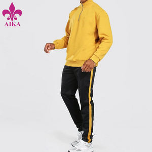 Men's High Quality <strong>Custom</strong> SweatSuit Printed Stripe Jogger Two Piece Set Winter Track <strong>Suit</strong> Plus Size Men's Clothing - Product Image 2