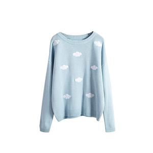 2022 cárdigan informal de Invierno para mujer, suéter de punto de manga larga con cuello redondo de Bangladesh - Product Image 3