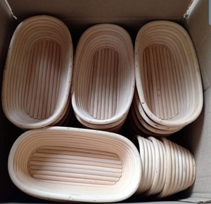 HANDMADE OVAL NATURAL RATTAN BANNETON, BREAD PROOFING BASKET, WICKER BAKING BROTFORM - Axel + 84 38 776 0892 - Product Image 6