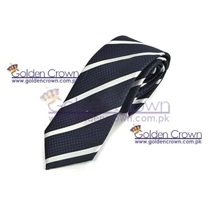 FC Football Club Navy Blue White <b>Stripe</b> Mens <b>Tie</b> Crest Badge Official | Football Club <b>Ties</b> Supplier - Product Image 1