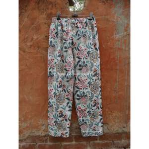 Wholesale Sleepwear 100% Cotton Night Suit Floral Print Pyjama Set <b>Dress</b> <b>Plus</b> <b>Size</b> Summer Cozy Wear Long Pyajama Set - Product Image 3