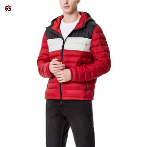 Chaquetas acolchadas multicolores para hombre, ropa cálida de invierno, retales, tendencia superior, logotipo de marca personalizado, producto OEM de alta calidad - Product Image 4