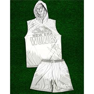 Uniformes de football américain personnalisés, nouveau design, impression par sublimation, logos OEM, maillots de football 7v7, vêtements pour les kits d'uniformes de club de football - Product Image 5