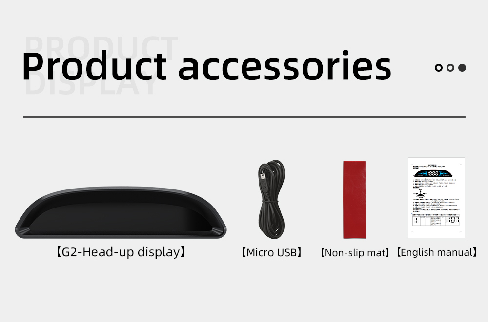 GPS Speedometers Head Up Display G2 model Car HUD Display