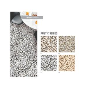 Azulejos de suelo de superficie rústica con diseño de guijarros pequeños de cerámica de 400x400mm para baño 40x40cm - Product Image 1