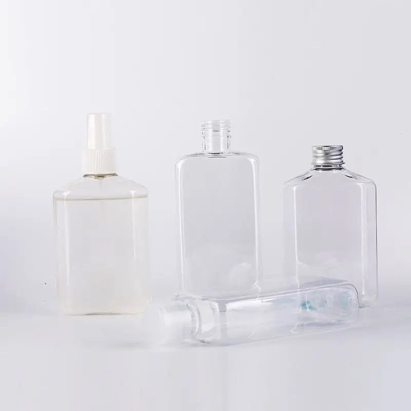 Leading Manufacturer Premium Quality Food Grade 250ml Transparent PCR PET Plastic Packaging Bottle at Competitive Price