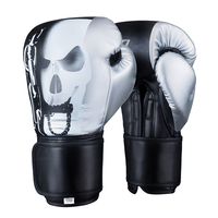Gants de kickboxing en cuir de qualité supérieure, fabriqués à la machine, personnalisables avec impression numérique par sublimation, gants en gel, arts martiaux