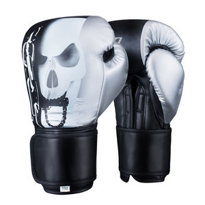Guantes de Kickboxing de cuero hechos a máquina de calidad superior Gel Sparring Training Guantes de entrenamiento para boxeo para artes marciales - Product Image 1