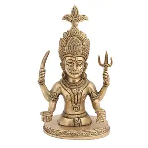 Статуэтка ручной работы из золотистой латуни Shani Dev, бюст для поклонения, скульптуры, статуэтка, статуэтка, предметы декора, подарочные изделия