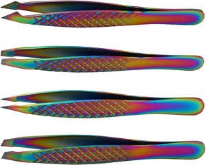 Vente en gros OEM/ODM de pince à sourcils en acier inoxydable de marque privée personnalisée Produit de soins de beauté durable - Product Image 2