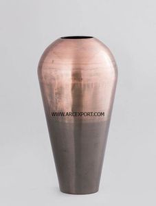 Wholesale Highest Quality Metal <b>Copper</b> Flower <b>Vase</b> Iron Material Living Room Table Decor Home Decoration Pot For Display Flower - Product Image 2