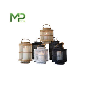 Vietnamese-Made <b>Bamboo</b> Candle <b>Lanterns</b> with Customizable Logo for Home & Garden Decor Other Candle Holders & Jars - Product Image 5
