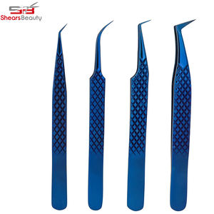 Pinzas para extensión de pestañas, productos de belleza profesionales, OEM, Etiqueta Privada - Product Image 1