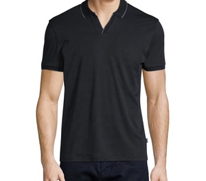 Camisetas polo de manga corta para hombre, 100% microfibra de poliéster, de secado rápido - Product Image 1