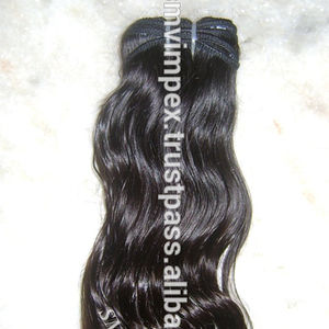 100% extension de cheveux indiens non transformés Remy naturels 12A cheveux lâches de qualité de vague profonde d'Inde - Product Image 6