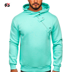 Sudadera con Capucha para Hombre, Corte Regular, Algodón French Terry, Informal, con Bolsillo con Cremallera, para Otoño e Invierno - Product Image 2