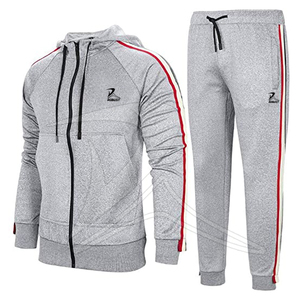 ชุดวอร์มลำลองสำหรับผู้ชายพร้อมโลโก้สั่งทำ ขายส่งเสื้อแจ็คเก็ตสปอร์ตแฟชั่น เสื้อฮู้ดดี้ กางเกงออกกำลังกายสำหรับฤดูใบไม้ผลิ - Product Image 5