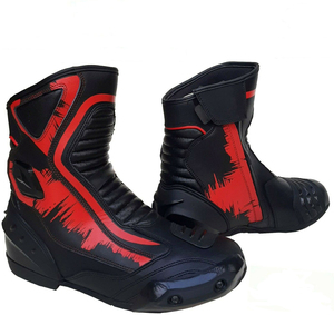 Botas de cuero personalizadas para motocicleta, motociclista profesional, calidad prémium, venta al por mayor - Product Image 6