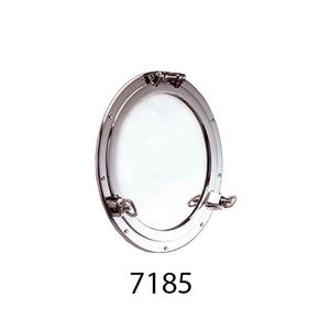 Indien En Laiton Nautique Ovale Forme Hublot avec Miroir et Laiton Poli Fini Exportateur De L'inde - Product Image 6