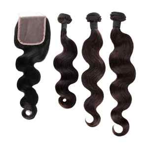Remy Indian Raw <b>Body</b> <b>Wave</b> Hair Extensions - Product Image 5
