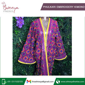 Tela de Georgette bordada a mano, Kimono, 2021 - Product Image 4