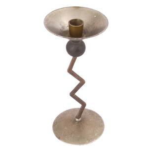 Candelero de Metal de latón Natural de nuevo diseño de lujo Pilar de vela de moda de alto acabado para Navidad - Product Image 1