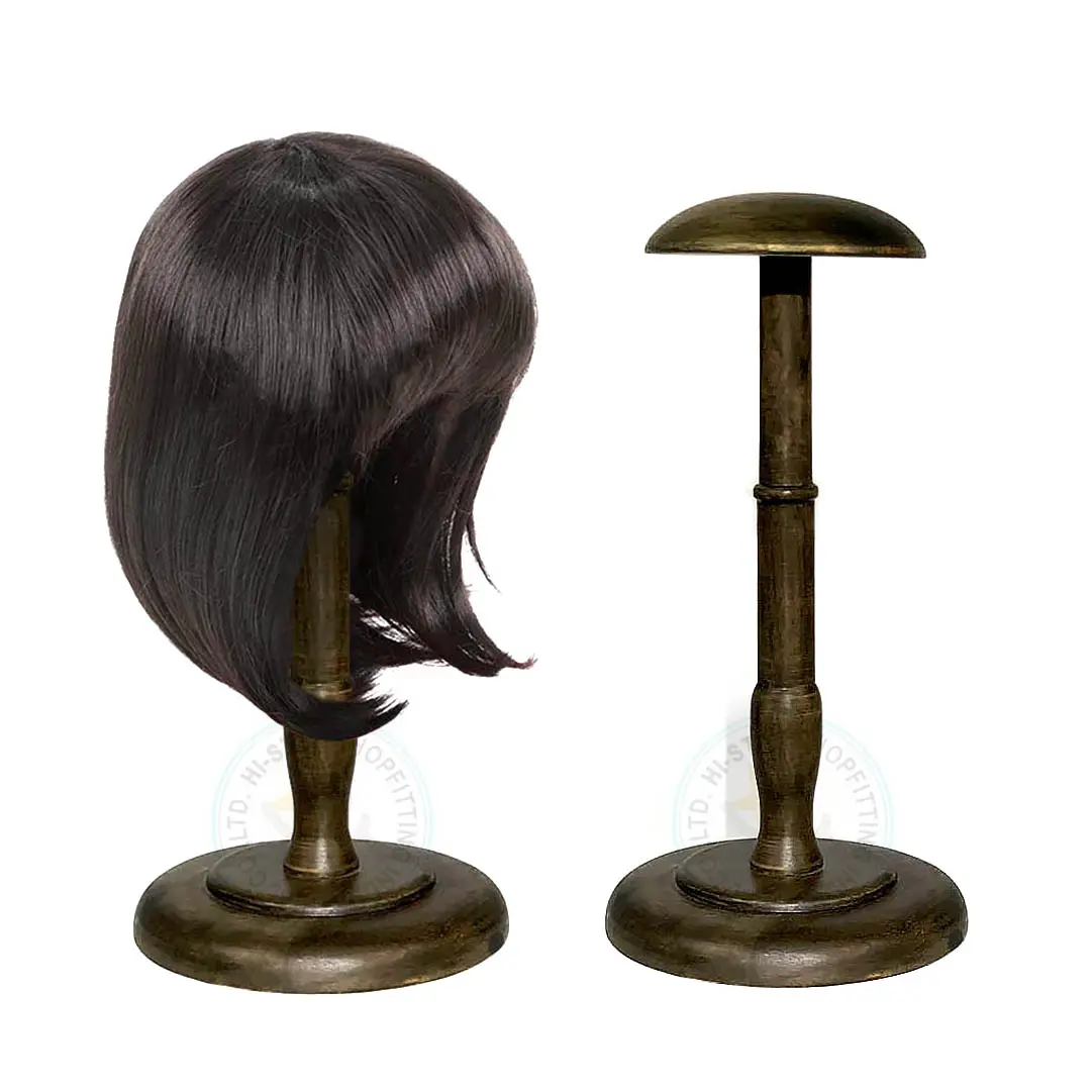 Goud Rek Houder Pruik Haarverlenging Display