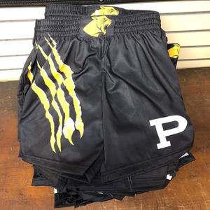 Custom Made Sublimated Sportswear Unisex <b>Shorts</b>-Elastic Waist 100% Polyester Satin Casual Quick Dry - Product Image 6