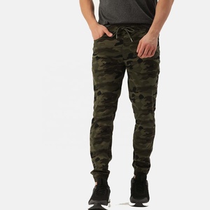 Pantalon de survêtement polaire camouflage éco-responsable à séchage rapide pour homme avec cordon de serrage – Idéal pour l'hiver, la gym et les loisirs - Product Image 1