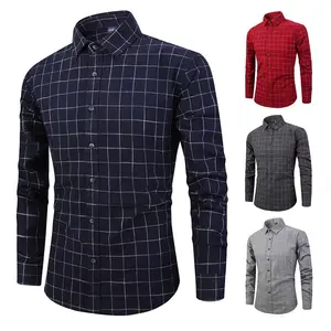 Top Selling Denim Shirt Casual Spring Printed Long Sleeve Men's Jeans Shirt