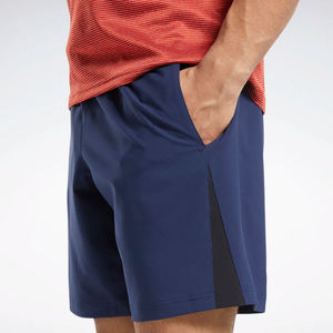 กางเกงขาสั้นโยคะผู้ชายแบบลำลองขายส่ง OEM รับผลิตตามแบบ ชุดออกกำลังกายวิ่ง ระบายอากาศได้ดี ไม่ยับ - Product Image 4