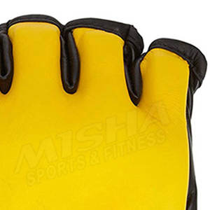 MMA guantes de cuero PU con Logo personalizado, guantes de entrenamiento de medio dedo, boxeo, MMA, venta al por mayor - Product Image 4
