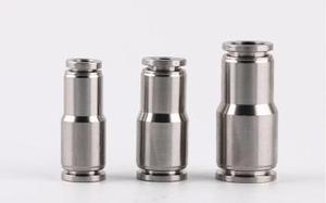 4mm 6mm 8mm 10mm 12mm OD accesorio neumático de acero inoxidable un toque línea recta Push Connect Union manguera tubo un toque <span class=keywords><strong>PUC</strong></span> - Product Image 4
