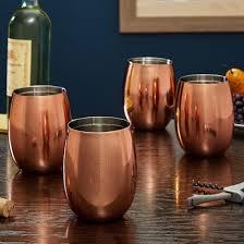 Wholesale Copper Tumbler Glass Drinkware Hammered for Office and Dinner Table Kitchen Use Copper Beer Glass for Sale - Product Image 5