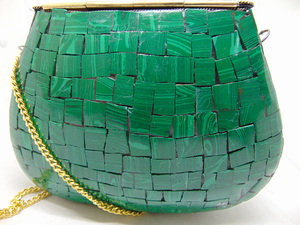 Pochette ethnique en mosaïque, sac à main en métal - Product Image 4