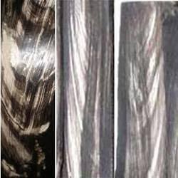 Plaques noires en corne de citrouille, dmd meilleure qualité avec mèches blanches pour cadre optique et manche de couteau - Product Image 3