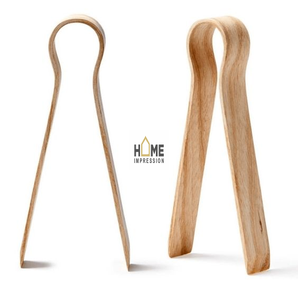Pinzas para Hielo de Madera Ecológicas para Restaurantes y Bares, Pinzas para Hielo Hechas a Mano de Alta Calidad para Proveedores Mayoristas - Product Image 1