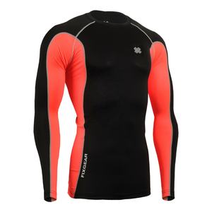 BJJ Rash Guard Chemise de compression à manches longues 100% personnalisée - Product Image 1