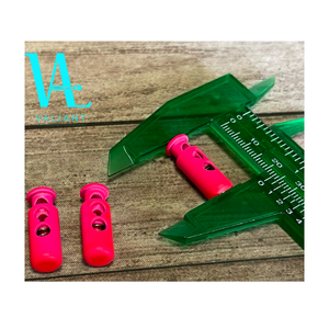 High Quality VALIANT Fluorescent Metal Cord Lock 23mm VAL-CL-001_pink - Product Image 1