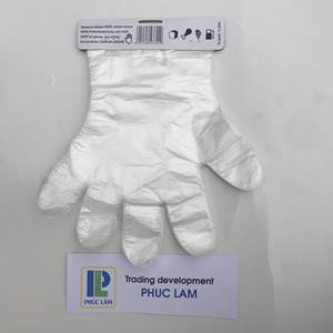 Gants en plastique imperméables en HDPE jetables directs d'usine pour l'été et le printemps au Vietnam - Product Image 4