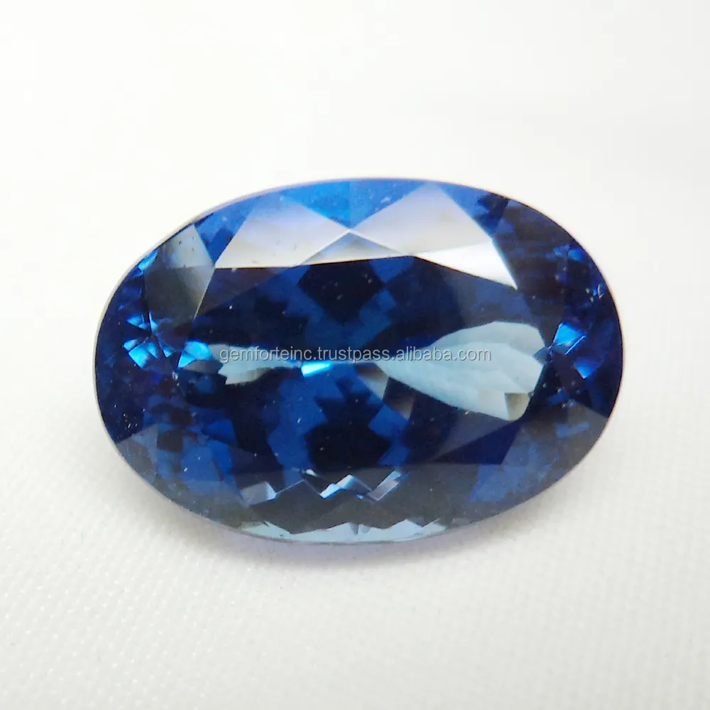 Grosir AAA + Bantal Batu Permata Tanzanite Potongan Faset Perhiasan Membuat Batu Permata Biru Violet Alami Kualitas Tinggi