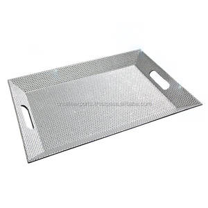Bandeja de Servir Rectangular Moderna de Metal Sólido de Alta Calidad, Resistente, con Recubrimiento en Polvo, Apta para Lavavajillas y Microondas, Venta al por Mayor - Product Image 3