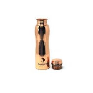 Bouteille en cuivre imitation antique Bouteille d'eau chaude faite à la main Conception en métal étanche Technique polie ultime pour la décoration intérieure - Product Image 1