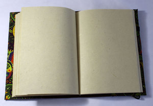 Handmade mềm tái chế da bìa trang vẽ phác thảo cuốn sách gạo Quà Tặng Giấy OEM bút chì da Tạp Chí máy tính xách tay A5 - Product Image 4